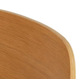 Silla Natural-Azul Tejido-Metal Salón 48 X 55 X 82,50 cm