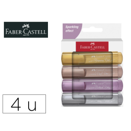 Faber Castell Marcador Textliner 46 Surtido Metálico -4U- Precio: 3.78999951. SKU: B18X2RNGWX