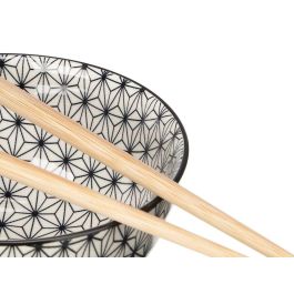 Set 12 Piezas Sushi Blanco Kinvara - Cerámica y Bambú - 37.5x25.5x7 cm (6 Unidades) Set 12 Piezas Sushi Blanco Kinvara - Cerámica y Bambú - 37.5x25.5x7 cm (6 Unidades)