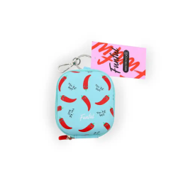 Wondee Mini estuche organizador para auriculares, cables, USB, otros artículos pequeños, resistente, con mosquetón. Dimensiones 100x40x85 mm