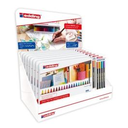 Edding Rotulador punta fibra 1200 caja metálica 20 colores surtidos, 8 unidades + 8 blíster 4 Edding 1340 de regalo Precio: 101.50000058. SKU: B1K6KWAEQE