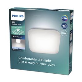 Philips Mauve Plafón LED cuadrado 12W 4000K 1300lm 26x26x6.5cm Luz día IP20 No dimmable Philips Mauve Plafón LED cuadrado 12W 4000K 1300lm 26x26x6.5cm Luz día IP20 No dimmable