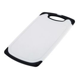 San Ignacio Tabla de Corte TPE / PP Antibacteriana 31,5 x 20 x 0,9 cm Blanco y Negro