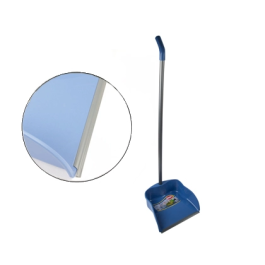 Blanca Recogedor con perfil de goma 23 cm con palo azul Precio: 7.69000012. SKU: B15FP9SVPN