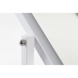 Espejo LED Táctil de Sobremesa DKD Home Decor Metal Blanco (35 x 2 x 45 cm)