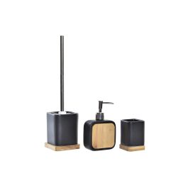 Baño Loft DKD Home Decor Negro Natural 9 x 37.5 x 9 cm Set de 3 Precio: 13.89000019. SKU: B194JFGPLP