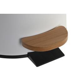 Papelera Basicos DKD Home Decor Blanco Natural 22.5 x 25 x 17 cm Papelera Basicos DKD Home Decor Blanco Natural 22.5 x 25 x 17 cm