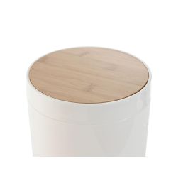 Papelera DKD Home Decor Blanco Natural 18 x 26 x 18 cm