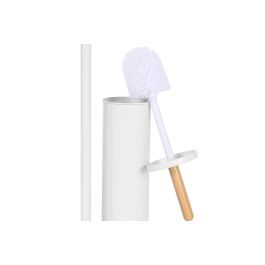 Portarrollos de Papel Higiénico Home ESPRIT Blanco Natural Metal Bambú 22 x 16 x 68 cm Portarrollos de Papel Higiénico Home ESPRIT Blanco Natural Metal Bambú 22 x 16 x 68 cm
