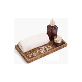 Bandeja DKD Home Decor Natural 14 x 2 x 25.5 cm