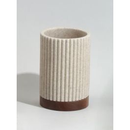 Vaso DKD Home Decor Beige Marron 8 x 11 x 8 cm