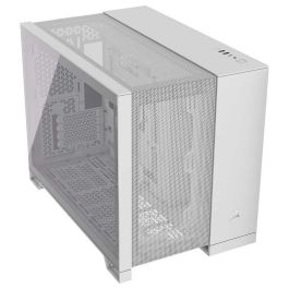 Corsair Caja PC Midi Tower ATX Blanca con Ventana Lateral y USB-C – Compatible Refrigeración Líquida 360mm