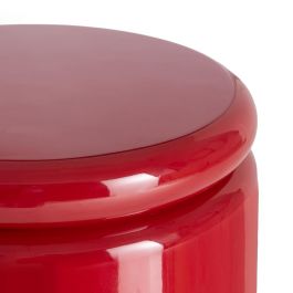 Mesa Auxiliar Lacado Rojo Dm Salón 40 X 40 X 43 cm