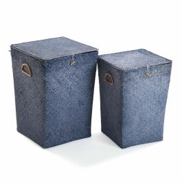 Cesto para la Ropa Versa Azul Algas marinas 35 x 50 x 35 cm Ropa (2 Unidades) Precio: 51.79000013. SKU: S3408200