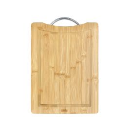 Quttin Tabla de Cortar de Bambú con Asa 27 x 20 x 1.5 cm (12 Unidades)