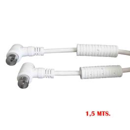 Edm Prolongación TV-Video Acodada con Filtro 9,5mm 1,5m Envasada Blanca Precio: 2.50000036. SKU: B1FSMDS8AV