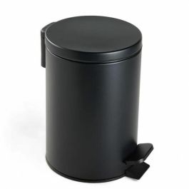 Today TOD3574641271206 Papelera Baño HOY UTILITY 3 L Polipropileno Negro Suave Ø 17 x H 25 cm