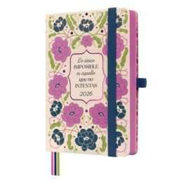 Agenda Anual (2026) Finocam Minimal Design Cosida Tapa Extra Con Goma M4 118X168 D/P Imposible Precio: 14.88999985. SKU: B16BRFAARQ