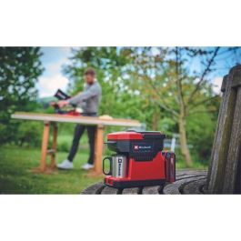 Einhell TE-CF 18 Li solo Cafetera de filtro de 0,24 L con batería recargable, fácil de usar, Negro/Rojo