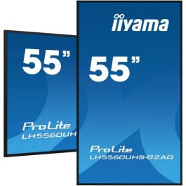 IIYAMA LH5560UHS-B2AG Monitor profesional 55" 4K UHD 500cd/m² Android 11 para uso 24/7 con Wi-Fi y VESA