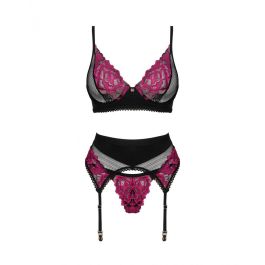 Conjunto de Lencería Obsessive Negro M/L