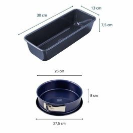 Dr Oetker FAC1703290474227 - Molde Desmontable Back Liebe para Pasteles de Esmalte - 30 y 26 cm