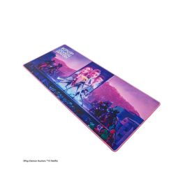 Cinereplicas Alfombrilla de Escritorio XL Kpop Demon Hunters Takedown Huntr/X, 80x35 cm, Diseño Oficial Neopreno