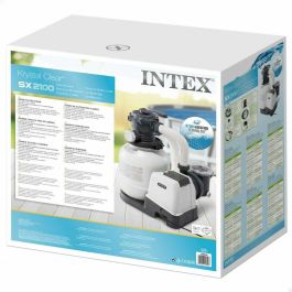 Intex Depuradora de Piscina Eléctrica con Filtro de Arena, Caudal de Bomba 7900 Litros/Hora, Voltaje 220/240V Intex Depuradora de Piscina Eléctrica con Filtro de Arena, Caudal de Bomba 7900 Litros/Hora, Voltaje 220/240V