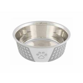 Comedero para Perro Trixie Blanco Gris Silicona Acero Inoxidable 750 ml Precio: 10.50000006. SKU: B1B32NJ879