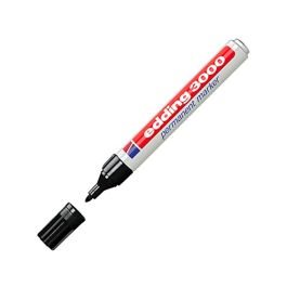 Rotulador Edding Marcador Permanente 3000 Negro N.1 Punta Redonda 1,5-3 mm Blister De 1 Unidad