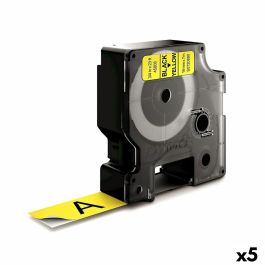 Cinta Laminada para Rotuladoras Dymo D1-19 45808 LabelManager™ Negro Amarillo (5 Unidades) Precio: 117.69000023. SKU: S8424285