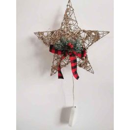 Estrella Navidad Alpina DKD Home Decor Natural 5 x 30 x 30 cm (6 Unidades) Precio: 42.89000001. SKU: B1F589K2RN