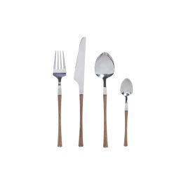 Cuberteria Moderno DKD Home Decor Plateado Natural 1 x 23 x 2.6 cm Set de 16 Precio: 31.50000018. SKU: B15NT4HNFX