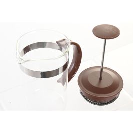 Cafetera Basicos DKD Home Decor Transparente Marron 9 x 18.5 x 16 cm