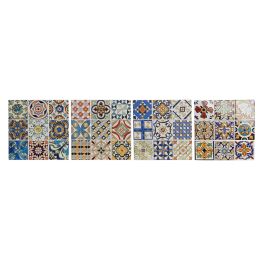 Salvamantel Arabe DKD Home Decor Multicolor Dorado 20 x 0.7 x 20 cm (4 Unidades) Precio: 19.94999963. SKU: B1K7CKTC3C