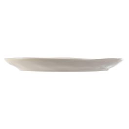 Plato Moderno DKD Home Decor Blanco 26.2 x 2.5 x 27.5 cm (6 Unidades)