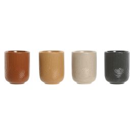 Taza Scandi DKD Home Decor Beige Mostaza 7 x 8.6 x 7 cm (6 Unidades) Precio: 14.88999985. SKU: B1AMZV4JG5