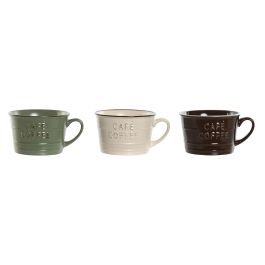 Taza Vintage DKD Home Decor Verde Beige 10 x 6.2 x 11.5 cm (6 Unidades) Precio: 14.49999991. SKU: B1A7ZPJ2EH