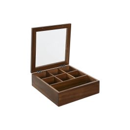 Caja Infusiones Basicos DKD Home Decor Natural 20.5 x 6.5 x 20.5 cm