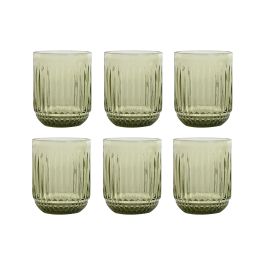 Vaso Basicos DKD Home Decor Verde 7.5 x 9.5 x 7.5 cm Set de 6 (2 Unidades)