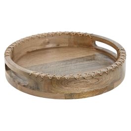 Bandeja Colonial DKD Home Decor Natural 30 x 5 x 30 cm Precio: 26.014999939499997. SKU: B166KTP7WF