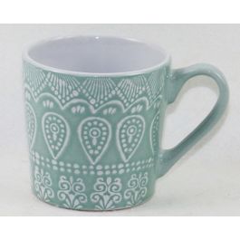 Mug Arabe DKD Home Decor Verde Menta 13 x 9.2 x 9.5 cm Set de 4 Precio: 14.49999991. SKU: B1C9LVN9XH