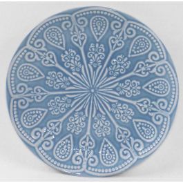 Plato Arabe DKD Home Decor Azul 19.5 x 2 x 19.5 cm Set de 4 Precio: 12.59000039. SKU: B1FBVFW936