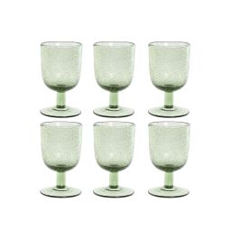 Copa Basicos DKD Home Decor Verde 8 x 14 x 8 cm Set de 6