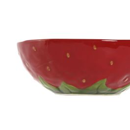 Bol Moderno DKD Home Decor Rojo 19.3 x 7 x 19.3 cm