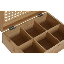 Caja Infusiones Basicos DKD Home Decor Natural 16.5 x 7.5 x 24 cm