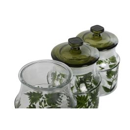 Bote Basicos DKD Home Decor Verde 11.6 x 21 x 11..60 cm Set de 3