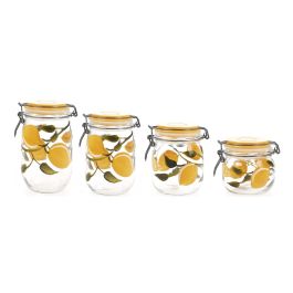 Bote Basicos DKD Home Decor Amarillo 11.3 x 21.7 x 11.3 cm Set de 4 Precio: 26.49999946. SKU: B14XT2JQQF