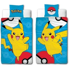 Pokemon AAAUX72070 - Juego de Cama Pikachu III de Microfibra - 1 Funda Nórdica 140x200 cm + 1 Funda de Almohada 63x63 cm Precio: 38.95232. SKU: B13X6V5NHA