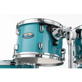 Pearl 2218B/1007T/1208T/1616F + 1455S Kit de Batería Decade Maple con Herrajes - Ice Mint Pearl Cascos Arce 5.4mm